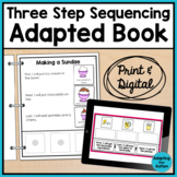 3 Step Sequencing Stories with Pictures Adaptive Book for 