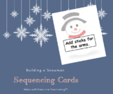 Sequencing Cards- Building a Snowman