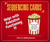 Sequencing Cards- How to make popcorn
