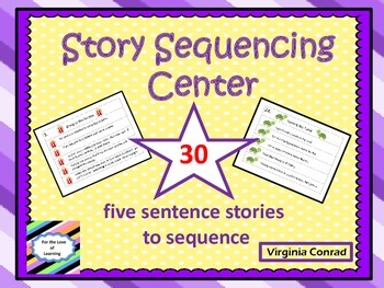 Preview of Sequencing Center--30 Five Sentence Stories