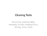 Sequencing: Cleaning Tasks