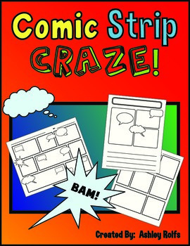 Preview of Sequencing-Comic Strip Craze!