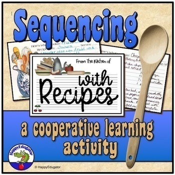 Preview of Sequencing Cooperative Learning Activity for Thanksgiving, Christmas
