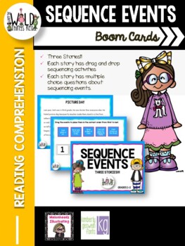 Preview of Sequencing Events Boom Cards