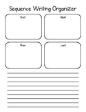 Sequencing Graphic Organizer for Writing - First, Then, Ne