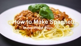 Sequencing: How to Make Spaghetti (6 Steps)