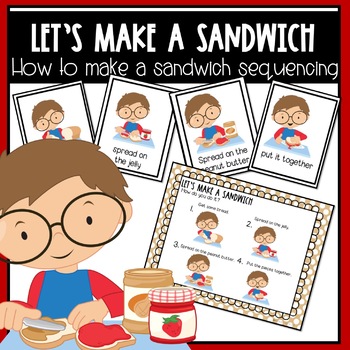Preview of Four Step Sequencing | How to Make a Sandwich