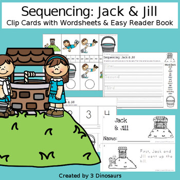 Sequencing Jack Jill By 3 Dinosaurs Teachers Pay Teachers