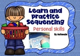 Sequencing Interactive workbook (School day) Autism/Special Ed