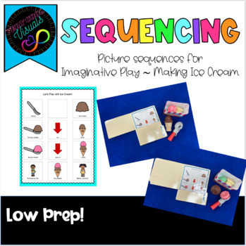Preview of Sequencing; Making Ice Cream Imaginative Play