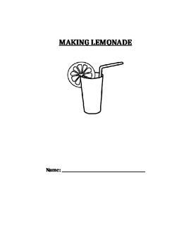 Preview of Sequencing Making Lemonade
