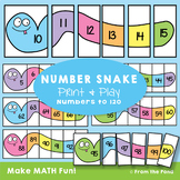 Sequencing Numbers to 120 Activity Puzzles
