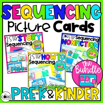 Preview of Sequencing Picture Cards - How to, Non Fiction, and Story Sequence Activities
