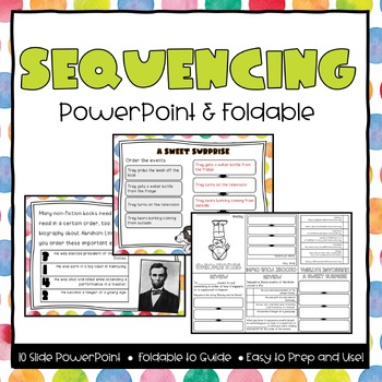 Preview of Sequencing Powerpoint & Foldable