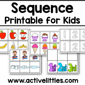 Preview of Sequencing Preschool Printable