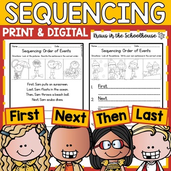 Sequencing Activities by Kraus in the Schoolhouse | TpT