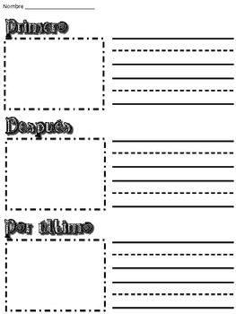 Preview of Sequencing/ Secuencia Worksheet