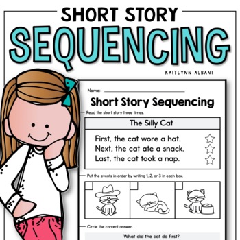 Preview of Sequencing Short Stories - Reading Pages for Beginning Readers