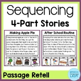 Short Story Sequencing and Retelling with Pictures | Print