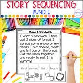 Story Sequence Kindergarten Bundle - Sequencing Stories wi