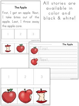 Sequencing Stories ~ First, Next, Last by Erin Thomson's Primary Printables