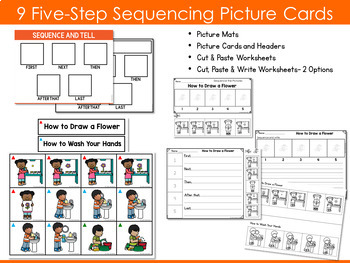 Sequencing Stories With Pictures: 4 to 6-Step Writing Activities Order ...