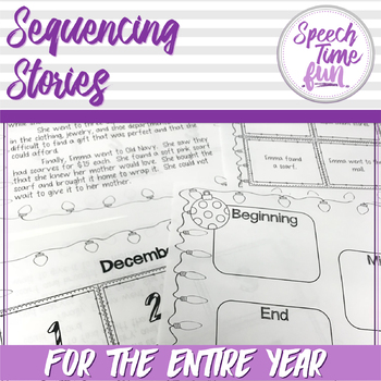 Preview of Sequencing Stories for the entire year