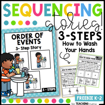 Preview of Distance Learning Sequencing Stories with Pictures - 3 Steps Freebie!