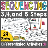 Sequencing Stories with Pictures - 3, 4, 5 Steps Retelling