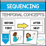 Sequencing Temporal Concepts Cards Speech Therapy
