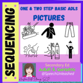 Sequencing Two & Three Step Basic ADLs Pictures -Teens to Seniors