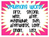Sequencing Words Poster