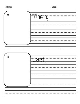 Sequencing Writing Sheets by Sunshine Soup | Teachers Pay Teachers