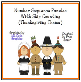 Sequencing and Skip Counting Puzzles for Thanksgiving