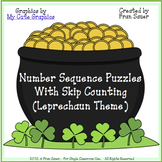 Sequencing and Skip Counting Puzzles for March/St.Patrick's Day