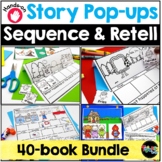 Sequencing and Story Retell Pop-ups and Pocket Chart Cards BUNDLE