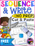 Sequencing and Writing Freebie