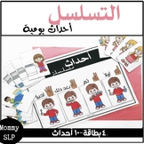 Sequencing events in Arabic