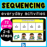 Sequencing Stories with Pictures Boom Cards | Everyday Activities
