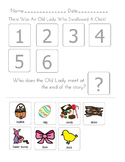 "There was An Old Lady Who Swallowed a Chick" Sequencing W