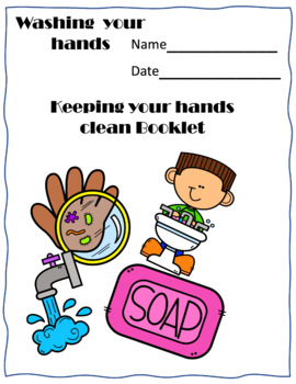 Preview of Sequencing washing and drying your hands safely- workpack pack Back to school