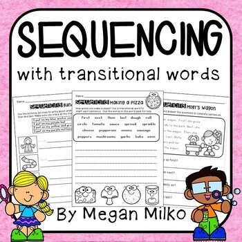 Preview of Sequencing with Transitional Words