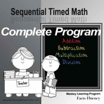Preview of Sequential Timed Math© Complete Math Facts Fluency Program