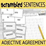Ser and Descriptions Scrambled Sentences Activity