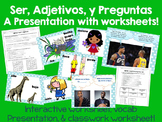 Ser, Adjetivos, y Preguntas PowerPoint Presentation & Work