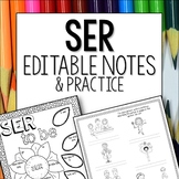 Ser Sketch Notes Spanish First Verbs