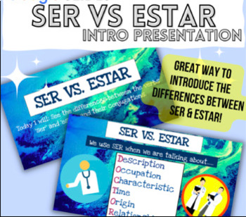 Preview of Ser Vs Estar Introductory Presentation