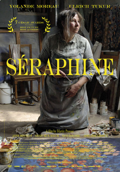 Preview of Séraphine Movie Guide, Anticipation Guide, Plot Questions, Essay Prompt, Review