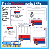 Serbia Flag Activity | Serbian Flag Craft Differentiated (