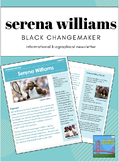 Serena Williams Biography Reading Comprehension Research- 